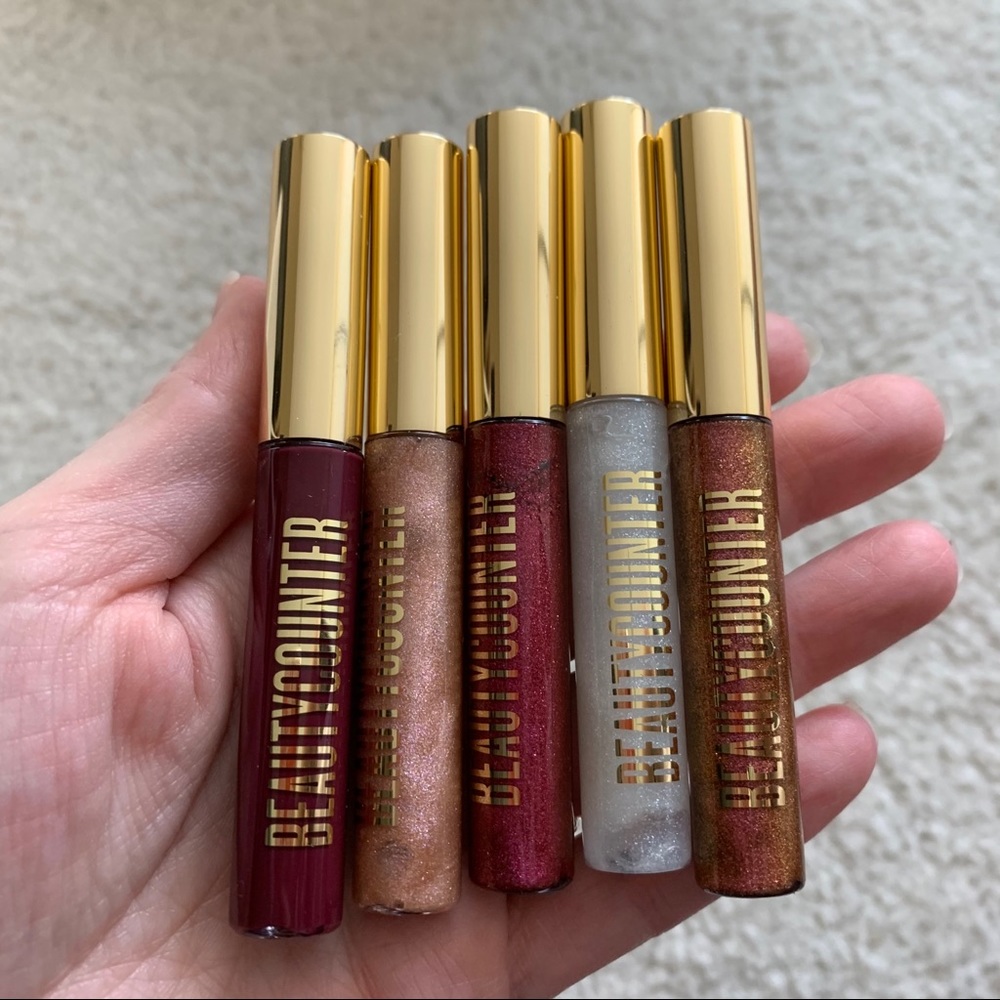 Beautycounter Holiday mini lipgloss bundle NEW